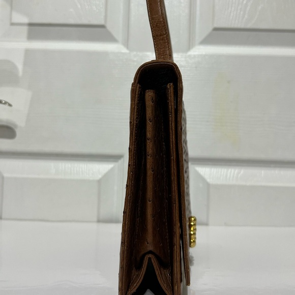 Vintage Majestic Ostrich Leather Kelly Bag - Picture 9 of 14